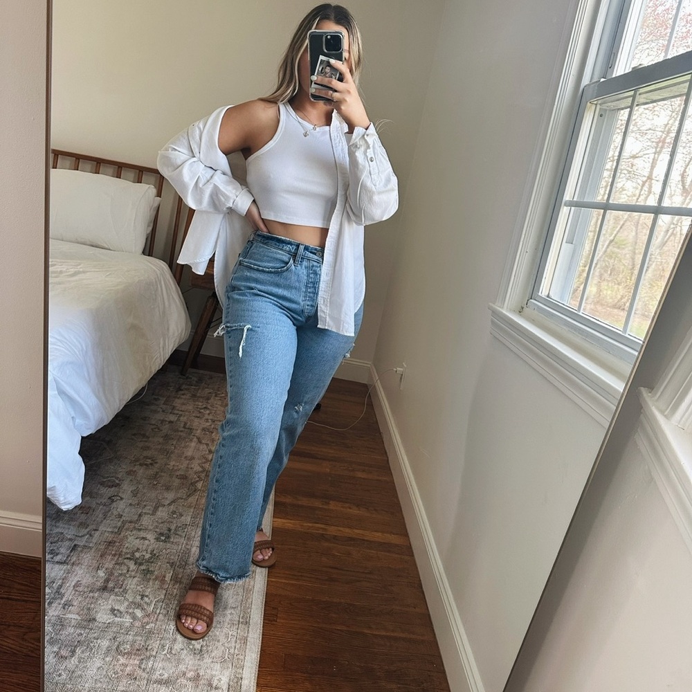 Abercrombie 90s Low Rise Baggy Jeans Curve Love